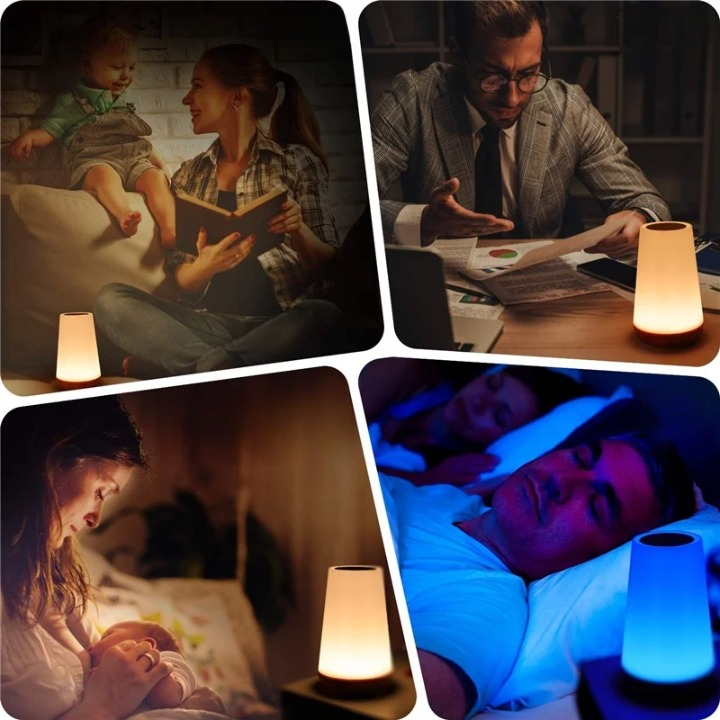 Lampe de chevet plusieurs intensités