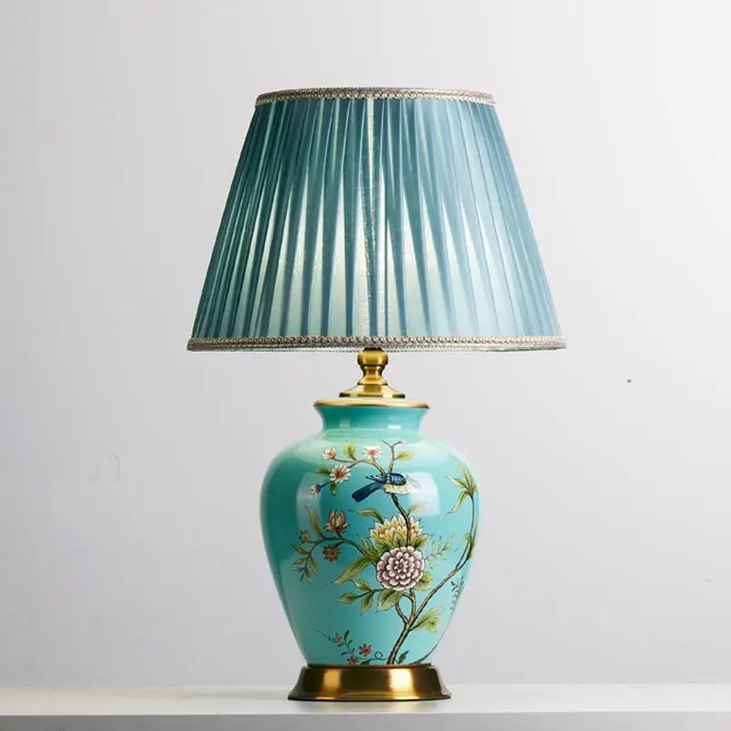 Lampe de chevet porcelaine