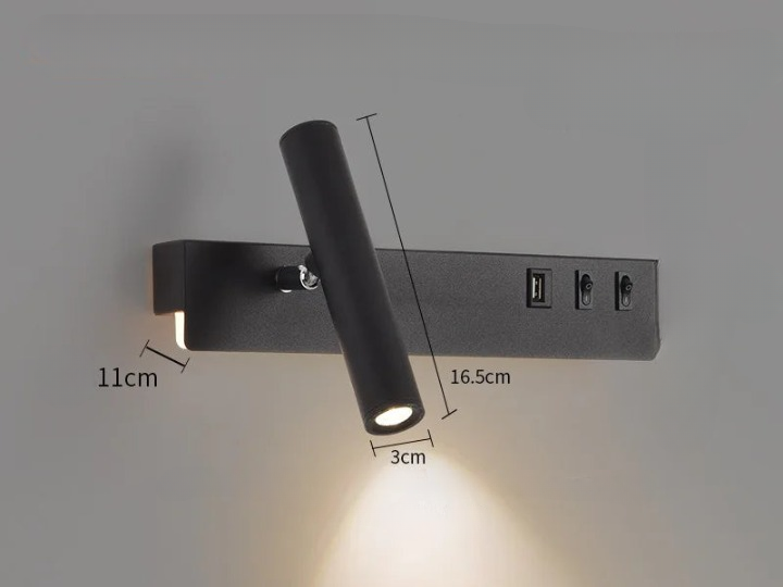 Noir avec USB gauche 