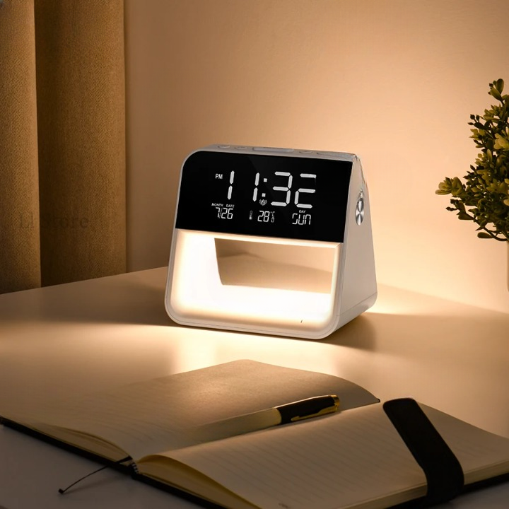 Lampe de chevet radio reveil