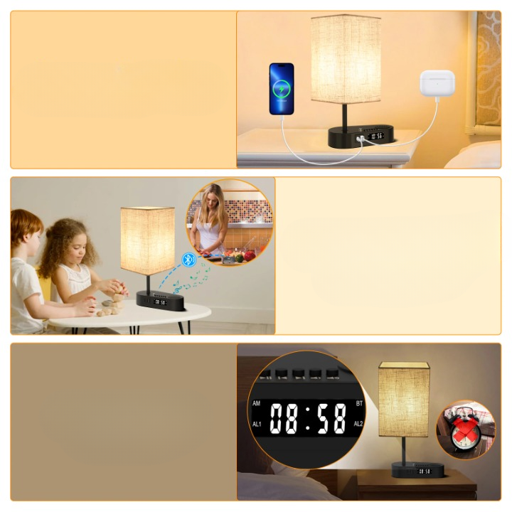 Lampe de chevet reveil