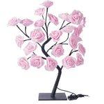 Lampe de chevet rose fleur - Vignette | Aura Douce 