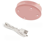 Lampe de chevet rose poudré - Vignette | Aura Douce 