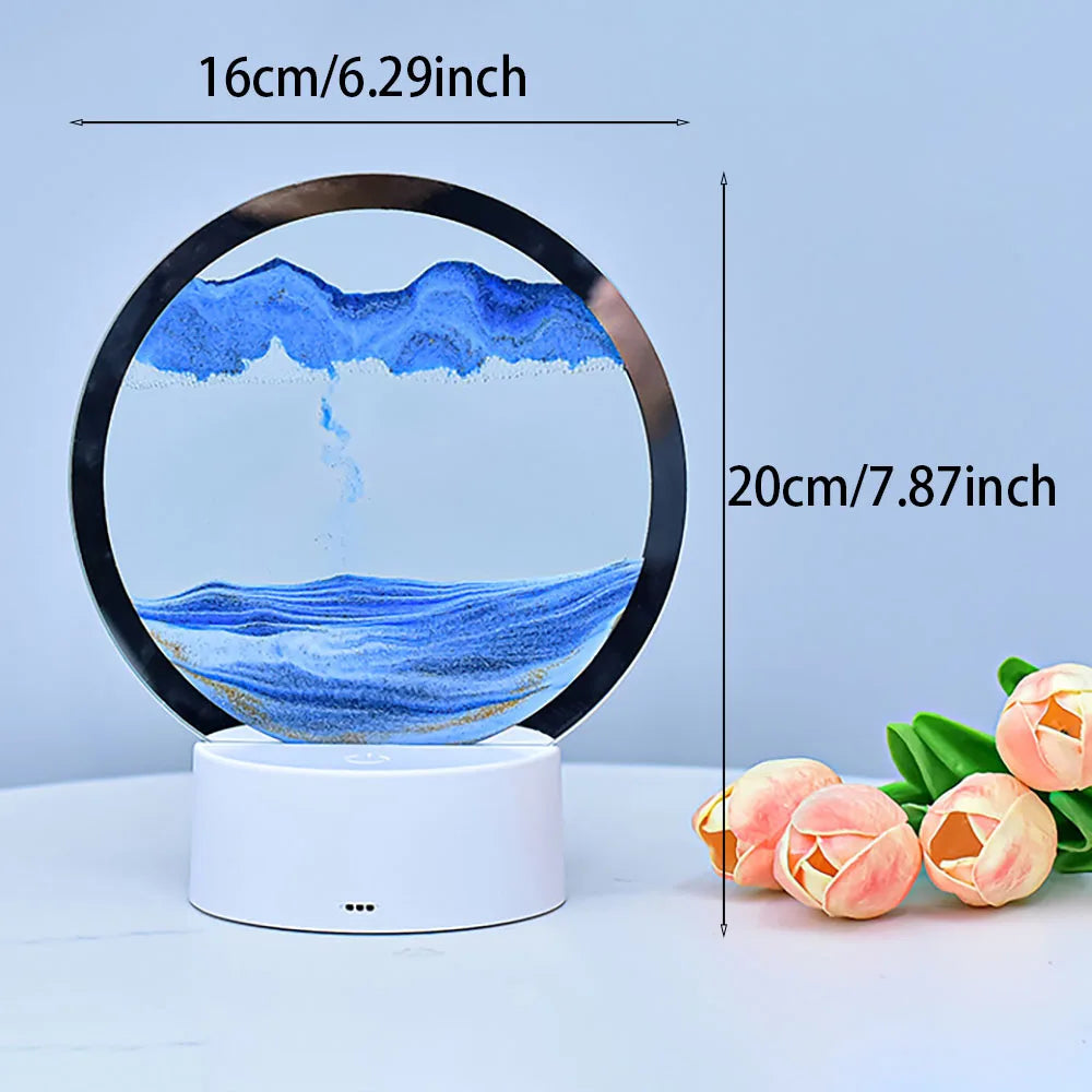 Lampe de chevet sablier