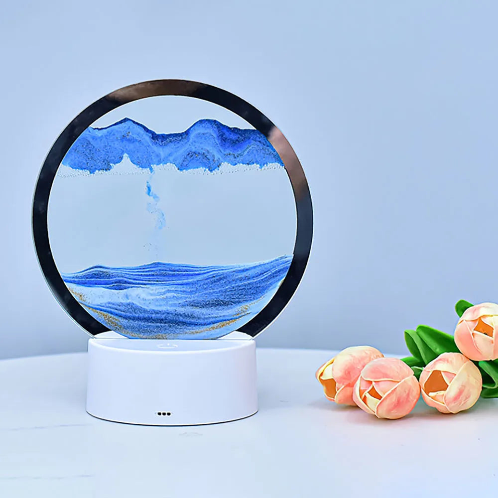 Lampe de chevet sablier