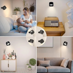 Lampe de chevet sans fil mural - Vignette | Aura Douce 
