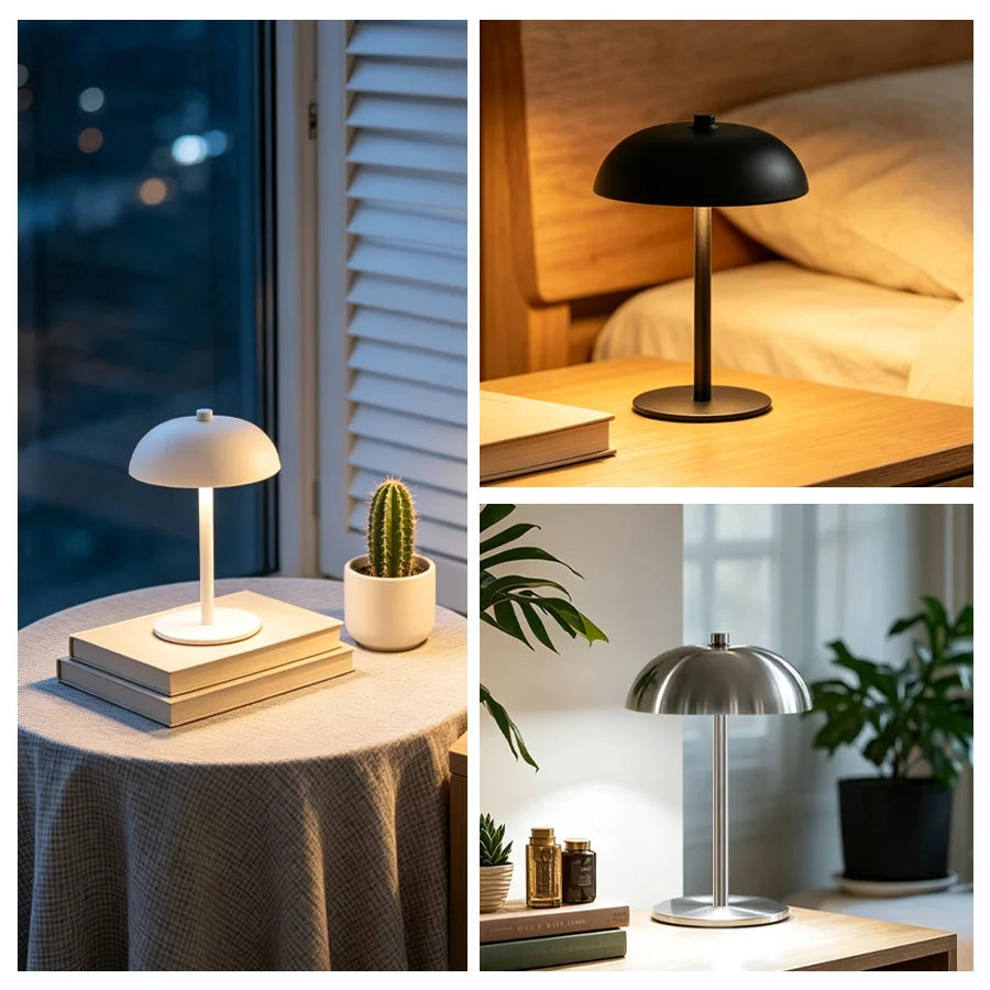 Lampe de chevet sans fil tactile