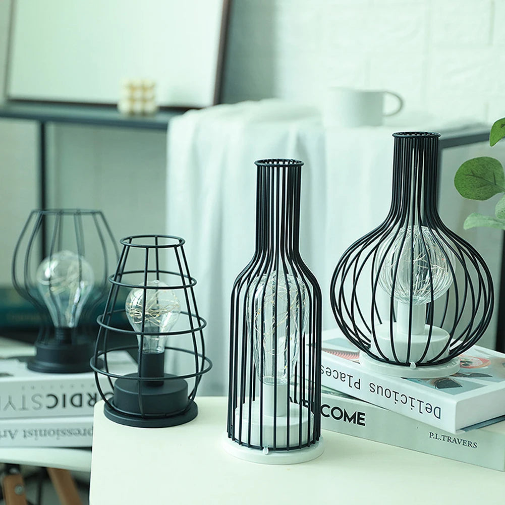 Lampe de chevet style industriel