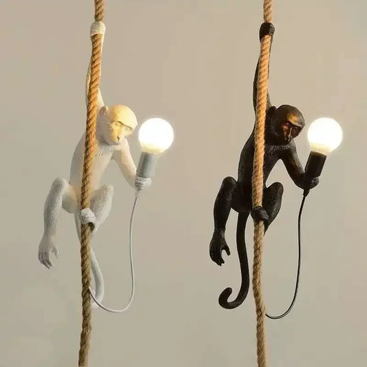 Lampe de chevet suspendu avec prise