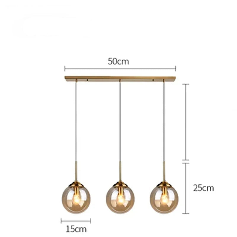 Lampe de chevet suspendues
