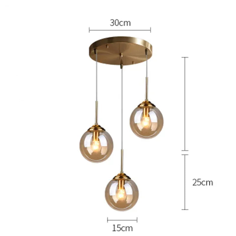 Lampe de chevet suspendues