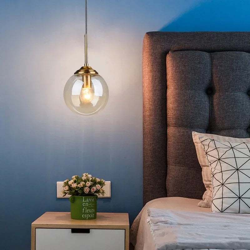 Lampe de chevet suspendues