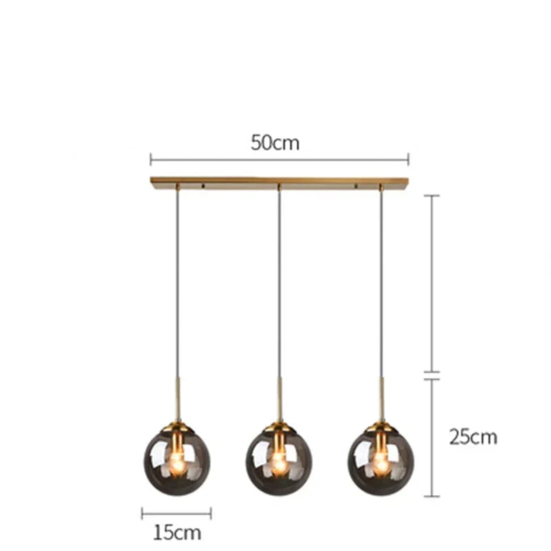 Lampe de chevet suspendues