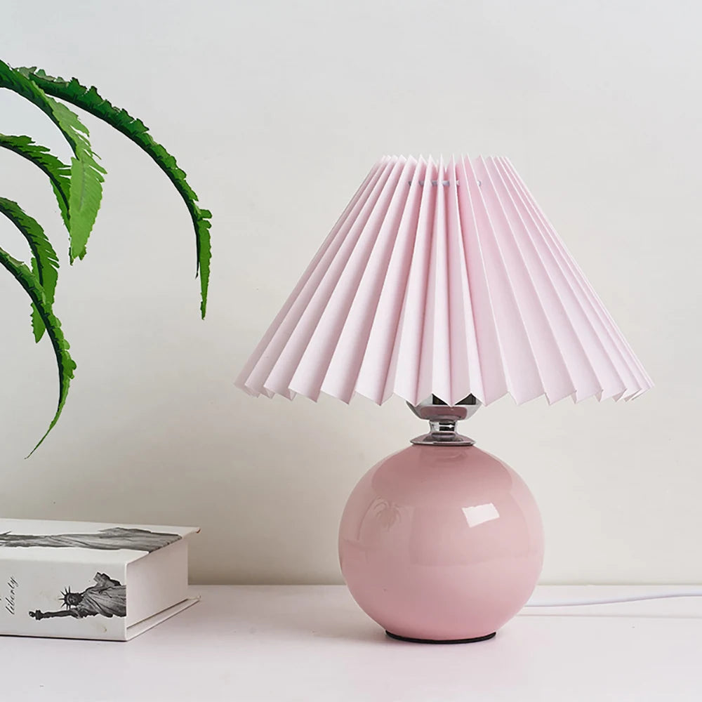 Lampe de chevet terre cuite