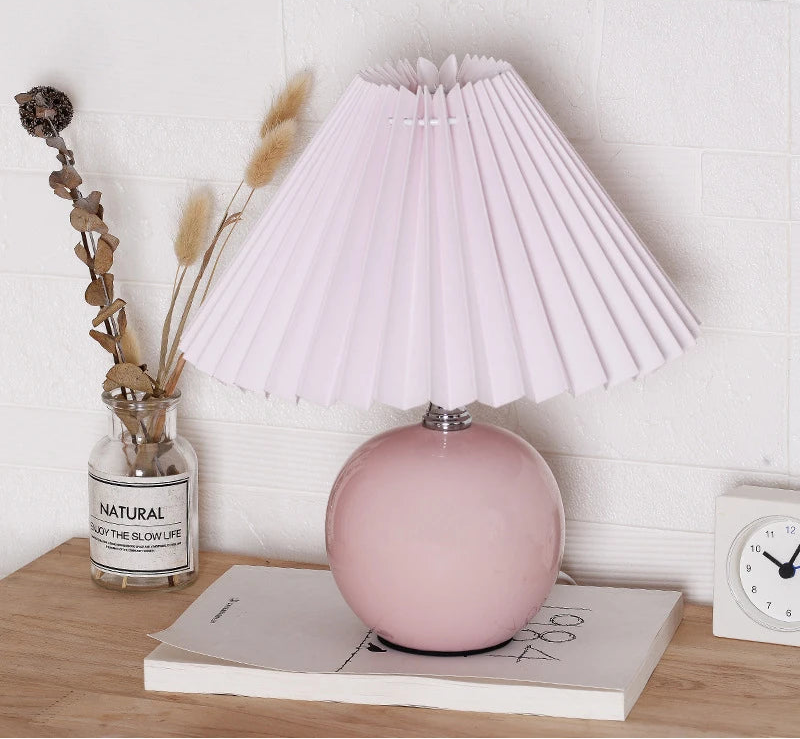 Lampe de chevet terre cuite