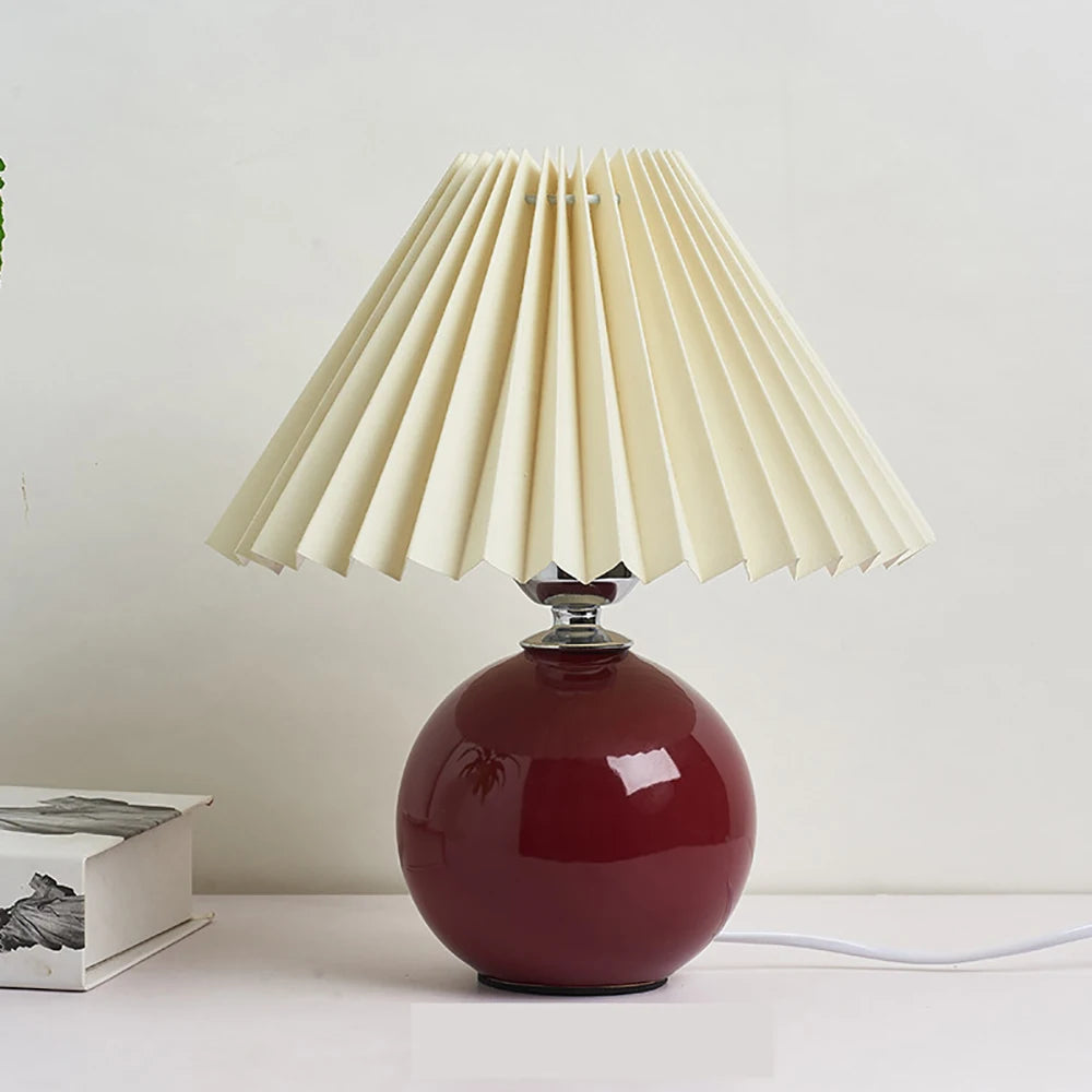 Lampe de chevet terre cuite