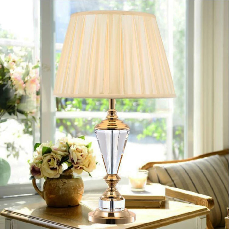 Lampe de chevet transparente