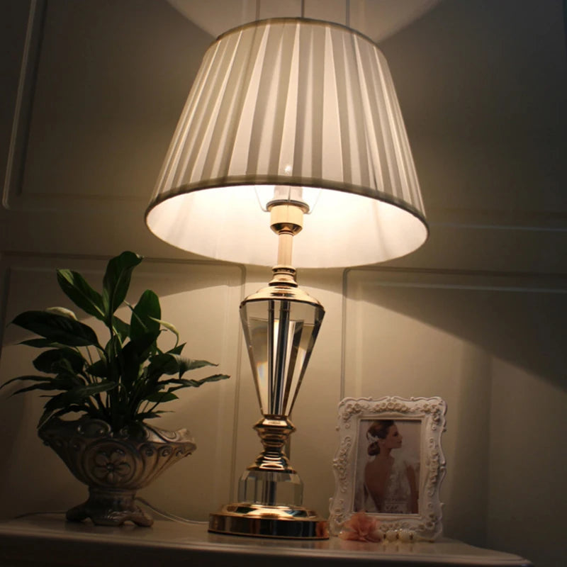 Lampe de chevet transparente
