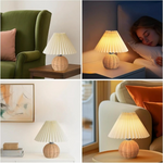Petite lampe de chevet en rotin - Vignette | Aura Douce 