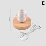 Pied de lampe de chevet en bois - Vignette | Aura Douce 