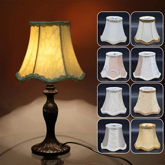 Abat jour pour lampe de chevet vintage velour