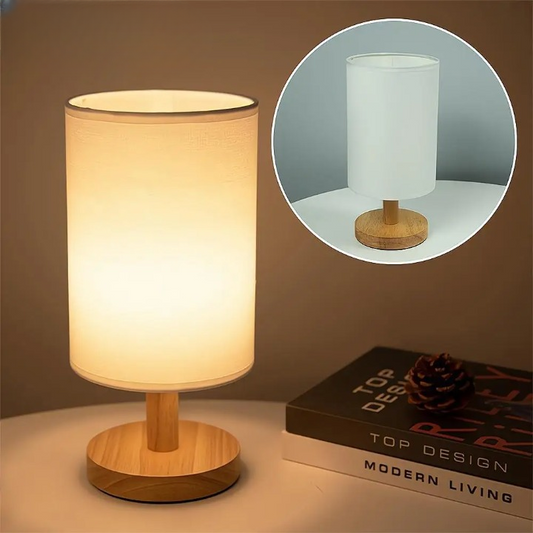 Lampe de chevet bois flotté