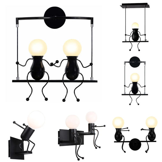 Lampe de chevet petit bonhomme