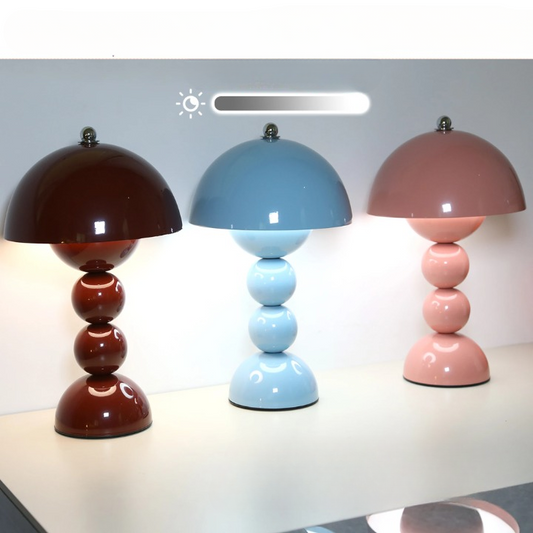 Lampe de chevet bleue
