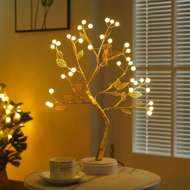 lampe de chevet arbre lumineux